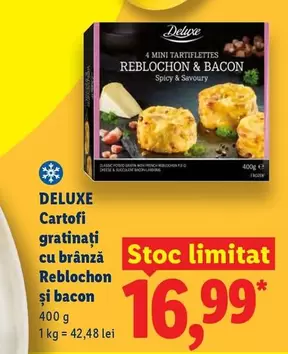 Frozen - Cartofi gratinati cu branza Reblochon si bacon