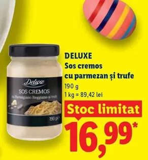 Sos cremos cu parmezan și trufe