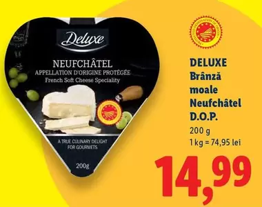 Brânză moale Neufchâtel D.O.P.