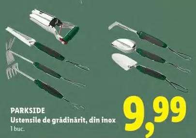 Ustensile de grădinărit, din inox