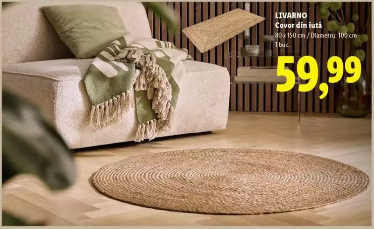 LIVARNO Cover din iută