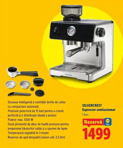 Espressor semiautomat