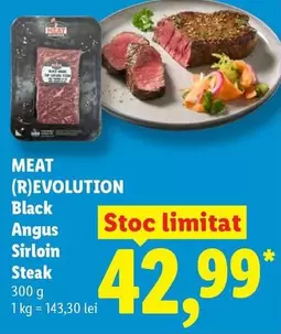Black Angus Sirloin Steak