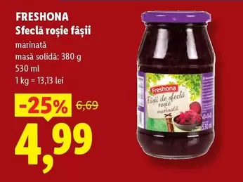 Sfeclă roșie fâșii