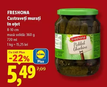 Castraveți murați în oțet