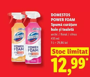 POWER FOAM Spumă curățare baie și toaletă