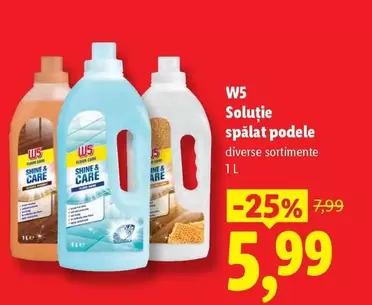 Soluție spălat podele