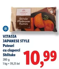 Pateuri cu ciuperci Shiitake