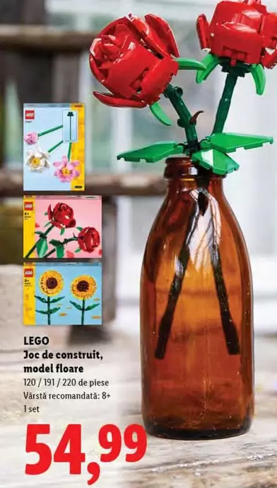 Lego - Joc de construit, model floare