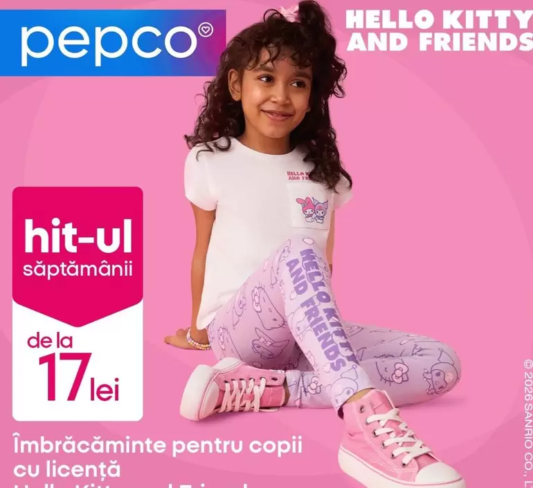 Hello Kitty - Îmbrăcăminte pentru copii cu licență  and Friends