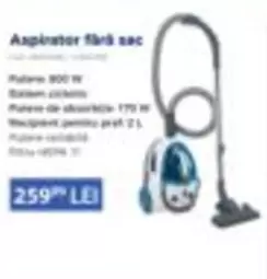 Aspirator fără sac