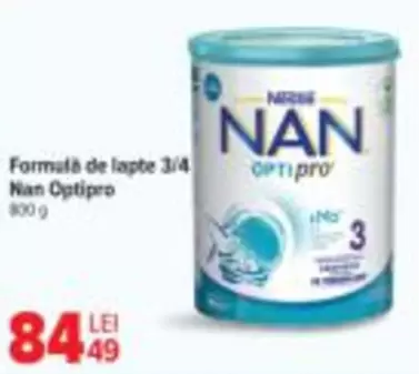 Formulă de lapte 3/4 Nan Optipro