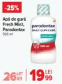 Apă de gură Fresh Mint