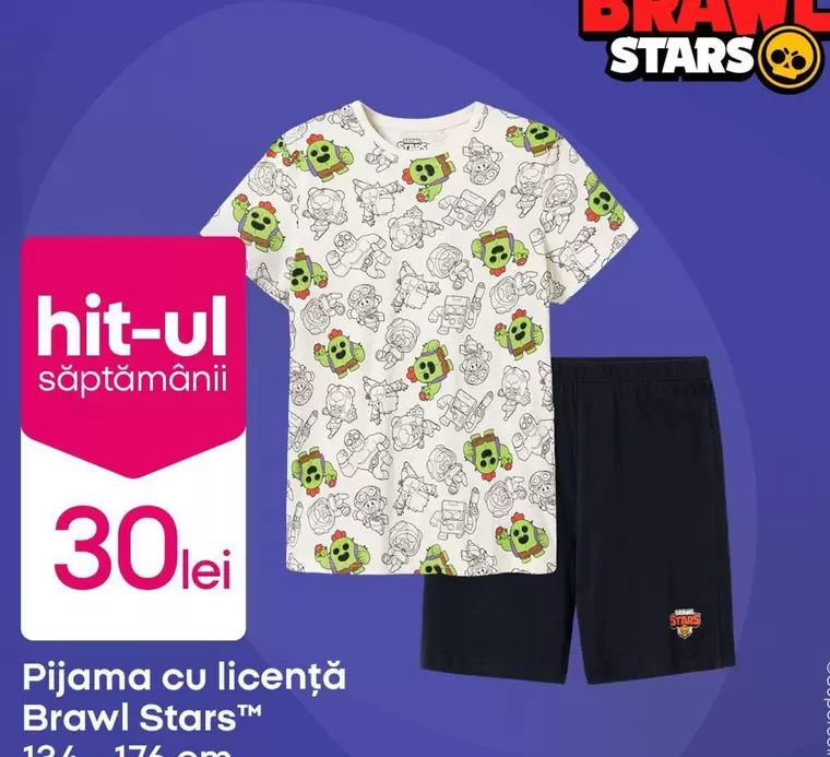 Pijama cu licență Brawl Stars