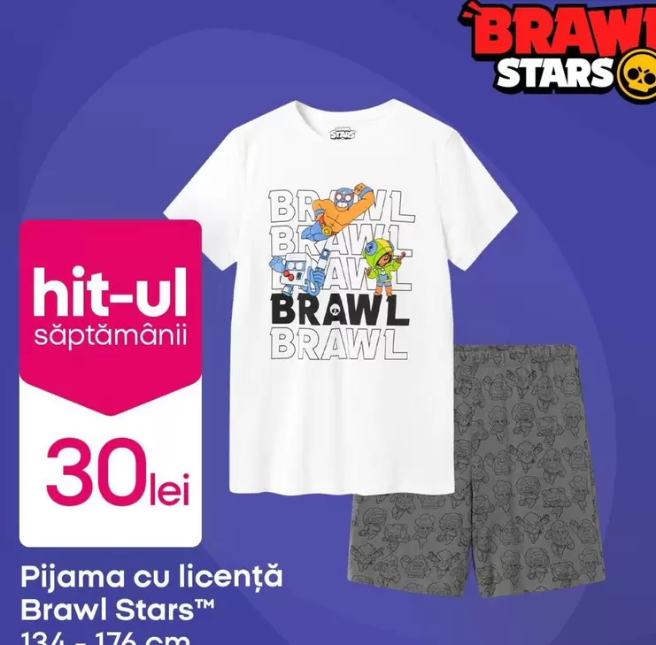 Pijama cu licență Brawl Stars