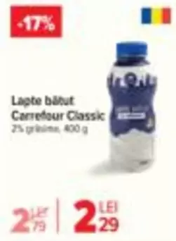 Lapte bătut Carrefour Classic