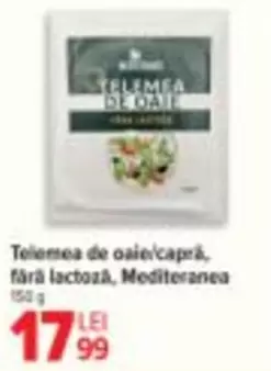 Capra - Telemea de oaie/capră, fără lactoză, Mediteranee