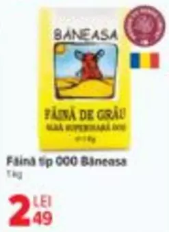 Făină de grâu tip 000