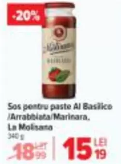 Sos pentru paste Al Basílico /Arrabbiata/Marinara