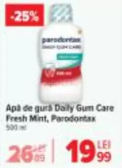 Apă de gură Daily Gum Care Fresh Mint
