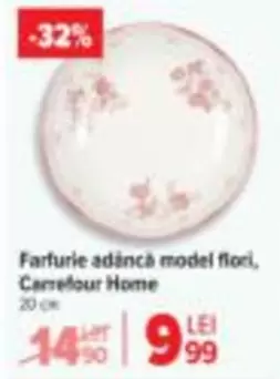 Farfurie adâncă model flori