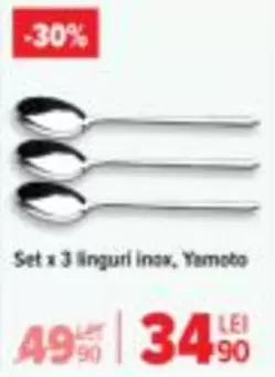 Set x 3 linguri inox