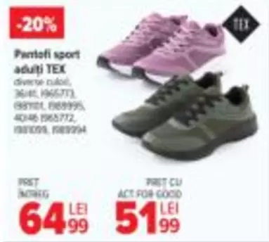 Pantofi sport adulti