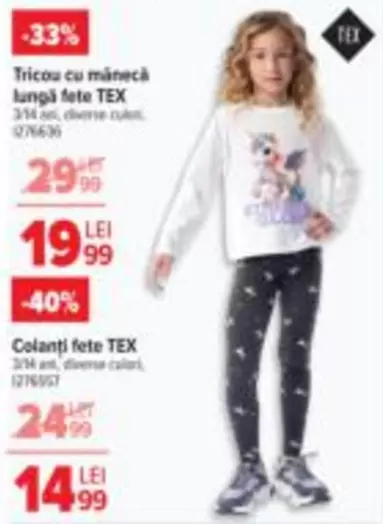 Tricou cu mânecă lungă fete, 276636