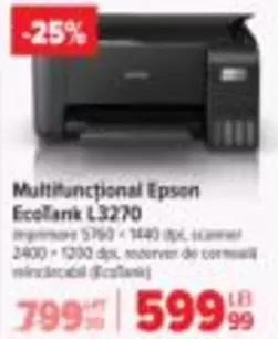 Multifuncțional
EcoTank L3270