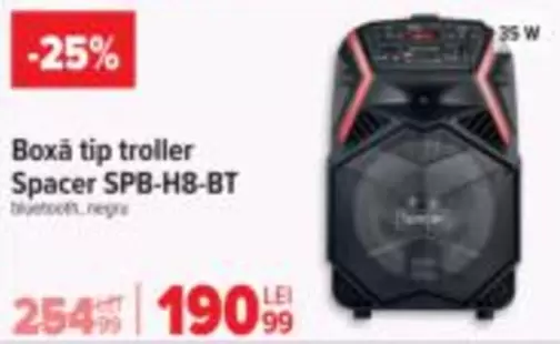 Boxă tip troller SPB-H8-BT