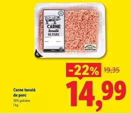 Carne tocată de porc