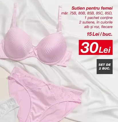 Alb - Sutien pentru femei