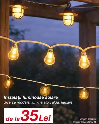 Alb - Instalații luminoase solare