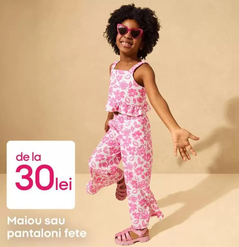 Maiou sau pantaloni fete