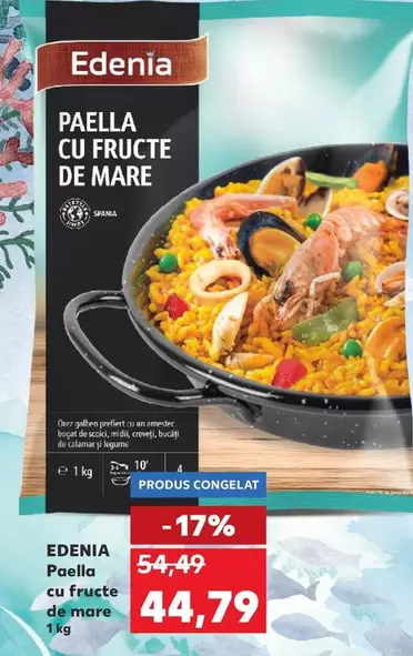 Paella cu fructe de mare