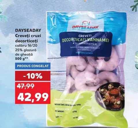 Creveți cruzi decorticați calibru 16/20