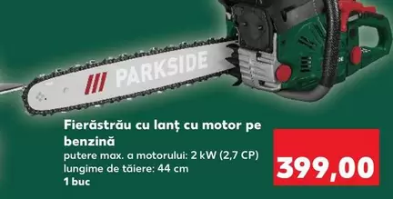 Fierăstrău cu lanț cu motor pe benzină