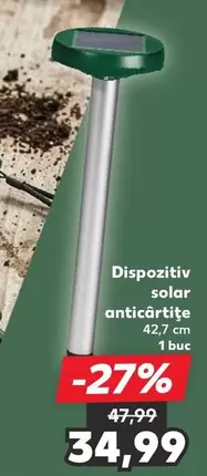 Dispozitiv solar anticârtițe