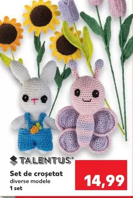 Set de croșetat diverse modele