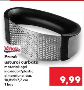 Presă usturoi curbată