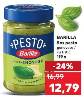Sos pesto genovese cu fistic