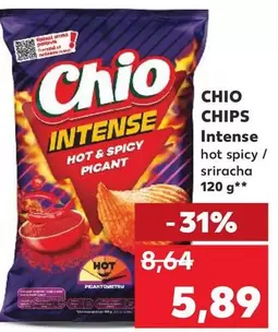Chio - Chips Intense Hot & Spicy Picant