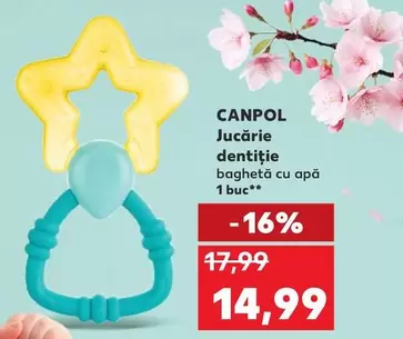 Jucărie dentiție baghetă cu apă