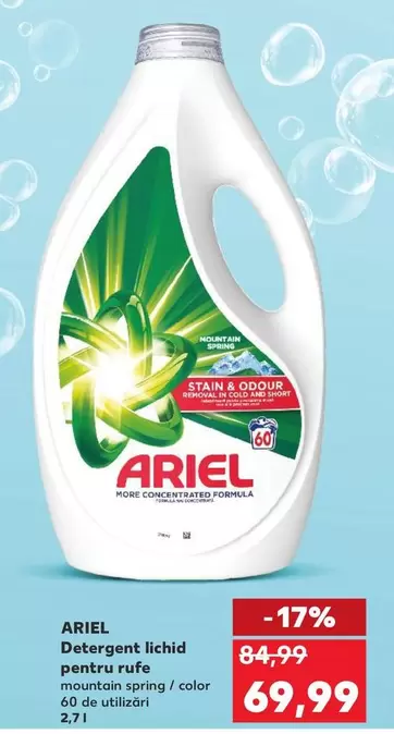 Ariel - Detergent lichid pentru rufe mountain spring / color