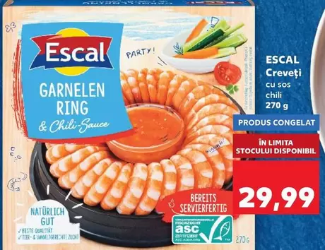 Garnelen Ring & Chili-Sauce