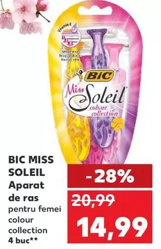 MISS SOLEIL Aparat de ras pentru femei colour collection