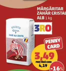 Alb - ZAHĂR CRISTAL ALB