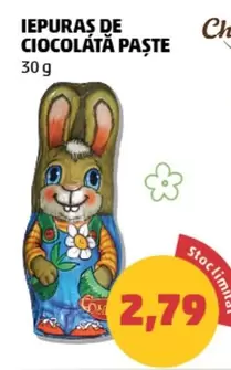 IEPURAS DE CIOCOLATĂ PAȘTE