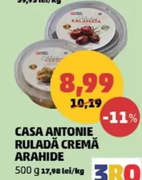 RULADĂ CREMĂ ARAHIDE
