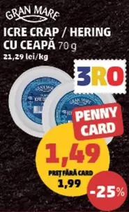 ICRE CRAP / HERING CU CEAPĂ